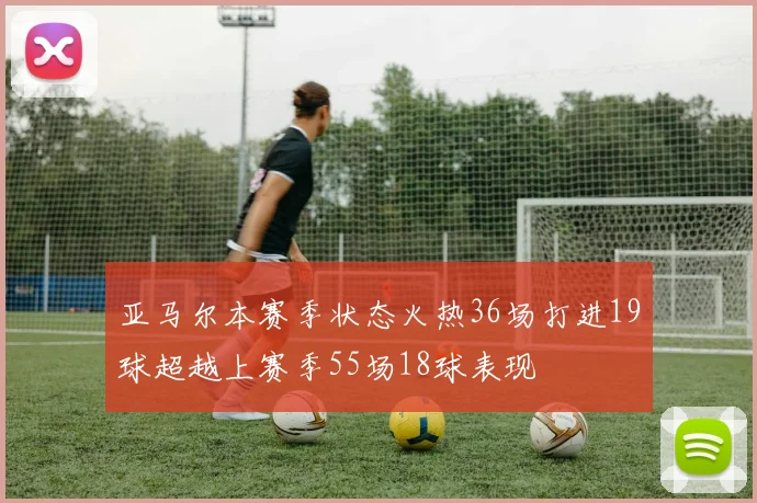 亚马尔本赛季状态火热36场打进19球超越上赛季55场18球表现