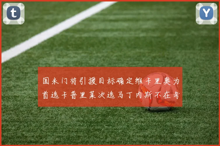 国米门将引援目标确定维卡里奥为首选卡普里莱次选马丁内斯不在考虑之中